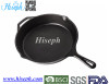 Hiseph cast iron fry pan skillet with pre-season oil surface HS-4 FDA and LFGB certificated