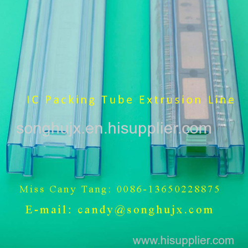 IC packing tube making extrusion product line extruder for IC packing pipe