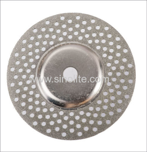 Diamond Electroplated Depressed Center Grinding Wheel 144holes 