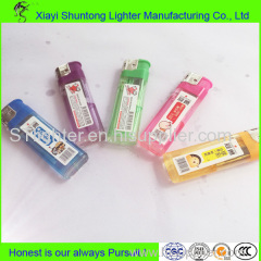 Good Reputation Transparent Plastic Electronic Lighter