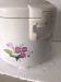 Factory direct OEM hot sale electric rice cooker 1.8L white with flower printed