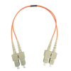 SC to SC Multimode Duplex Fibre Optical Patch Cable 1M