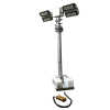 2.5m vehicle roof mount pneumatic telescopic mast LED lighting tower/ emergency lighting tower/ night scan light tower