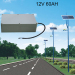 12V 60AH solar street light battery