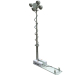 2.5m vehicle roof mount night scan lighting tower/ pneumatic telescopic mast light tower/ search light tower/ LED