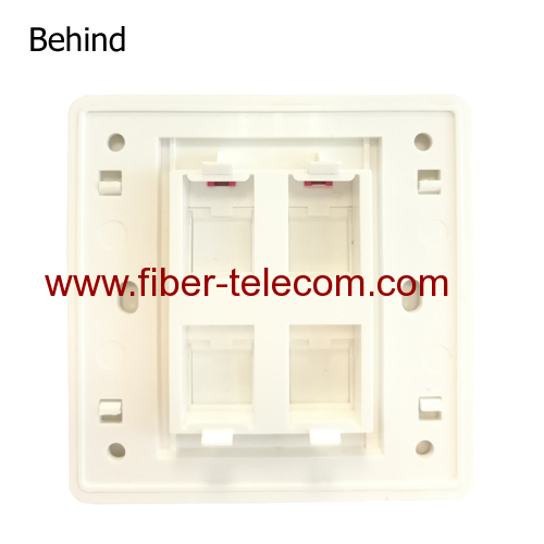 86 Type 4 ports Network Faceplate