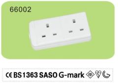 2 Gang power strip usb