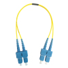 SC to SC Single Mode Duplex Fiber Optical Patch Lead 3M