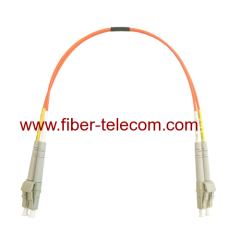 LC to LC Multimode Duplex Fiber Optical Patch Cable 1M