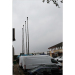 6m CCTV pneumatic telescopic mast for mobile security serves vehicles telescoping mast vertical mast