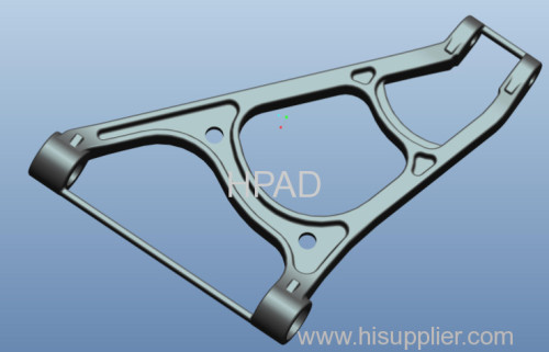axle bracket casting items with CNC
