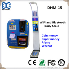 Alipay and Wechat pay WiFi and Bluetooth Body Scale height and weighing machines