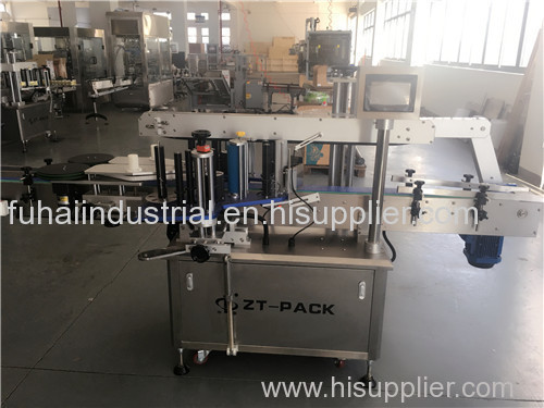 flat bottle double side self adhesive labeling machine