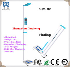 Foldable Electronic height Body weighing scale with CE RoHS Certification