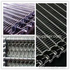 Wire mesh belt flex link wire net belt conveyor belt