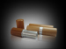 Empty bamboo lipstick tubes carved lipstick container