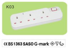 Extension lead with usb sockets