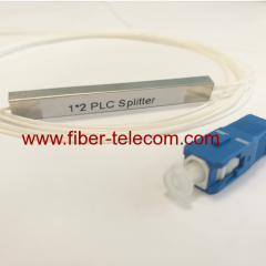 1x2 Blockless PLC Splitter with SC Connector