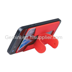 Creative mobile phone holder cell phone stand with card holder