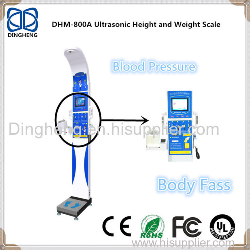 Ultrasonic Good quality body fat scale with FREE Computer and RS232 for body height and weight