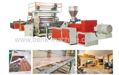 PVC IMITATION MARBLE SHEET EXTRUSION LINE