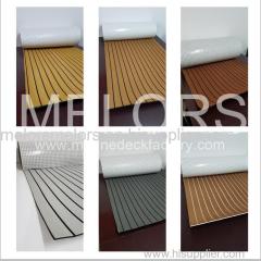 Melors Synthetic Marine Boat Decking Strip EVA Faux Teak Flooring Strips