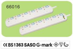 Power strip surge protector 16 Way 1 switch