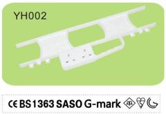 Rack mount power strip surge protector