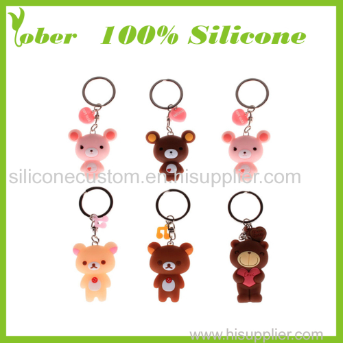 Silicone Christmas Gifts Silicone Promotional Bottles Silicone Keychain