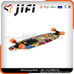 jifi four wheels dual motor electric skateboard with remote control