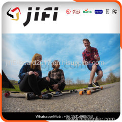 jifi four wheels dual motor electric skateboard with remote control