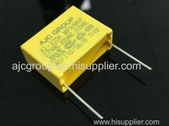 AJC Group film capacitor with TOP quality mkp-x2 film capacitor have certification ROHS safety film capacitors