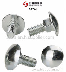 China Supplier Carbon Steel Truss Head Multiple-step Carriage Bolts