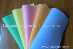 printed needle punch cloth fabric