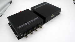 4 channel3G-SDI to fiber converter /4ch sdi over fiber optic Extender