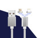 3 in 1 android magnet cable nylon magnetic cable micro usb for mobile phone