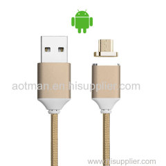 Wholesale braided usb cable charging cable magnetic from Aotman