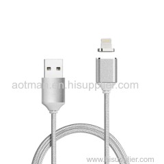 magnetic data cable;micro usb;nylon braided cable