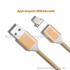 magnetic data cable;micro usb;nylon braided cable