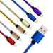 Fish net material smart charging colorful usb cable adapter cable for sale