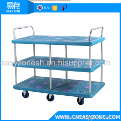 Easyzone 400kgs heavy duty industrial pull cart dolly cart