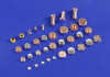 Bimetal electrical contact rivet