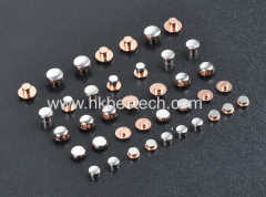 Bimetal electrical contact rivet