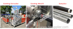 Waterproof Plastic Coated Metal Corrugated Pipe Production Line