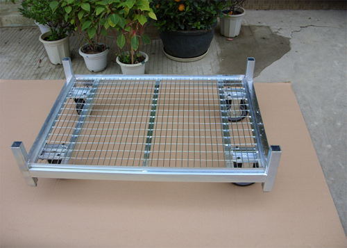 Light duty movable flower trolley for greenhouse