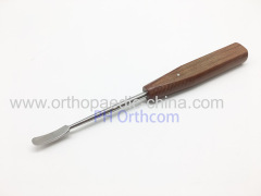 Periosteal Elevator with wood handle 190mm VET Small Size Small Animal Operation Veterinary Orthopedic Instrument