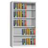 Steel bookcases with 4 adjustable shelves for office use