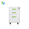 3 drawers Filing steel mobile cabinet for under desk Storage Environmental Powder Coating