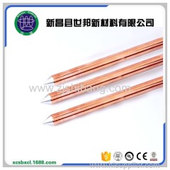 Copper Plated Threaded Ground Rod Mechanically Grounding Rod