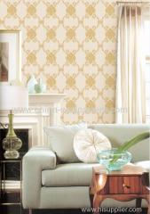 Italian style abstract flowers wallpaper